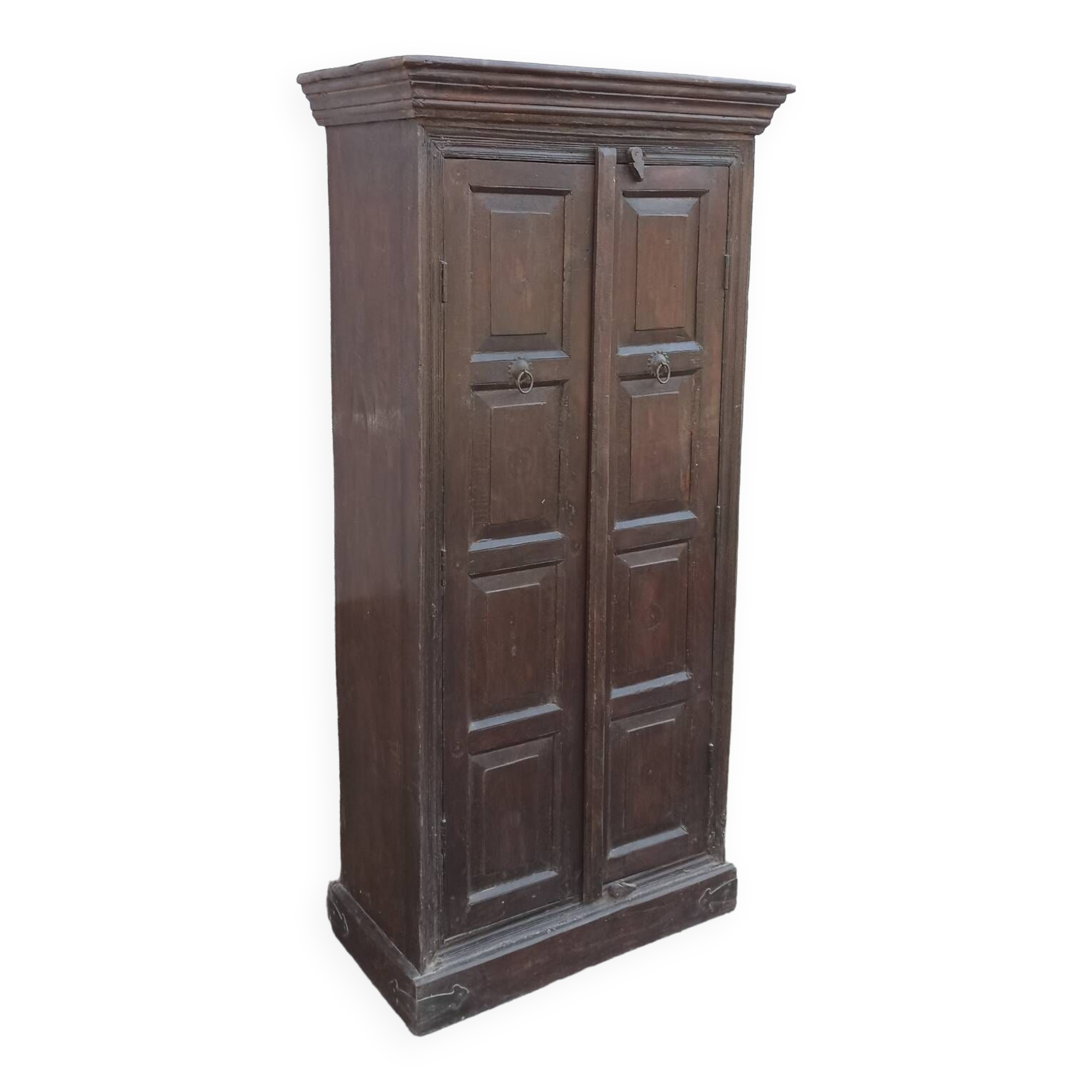 Old dark wooden cabinet