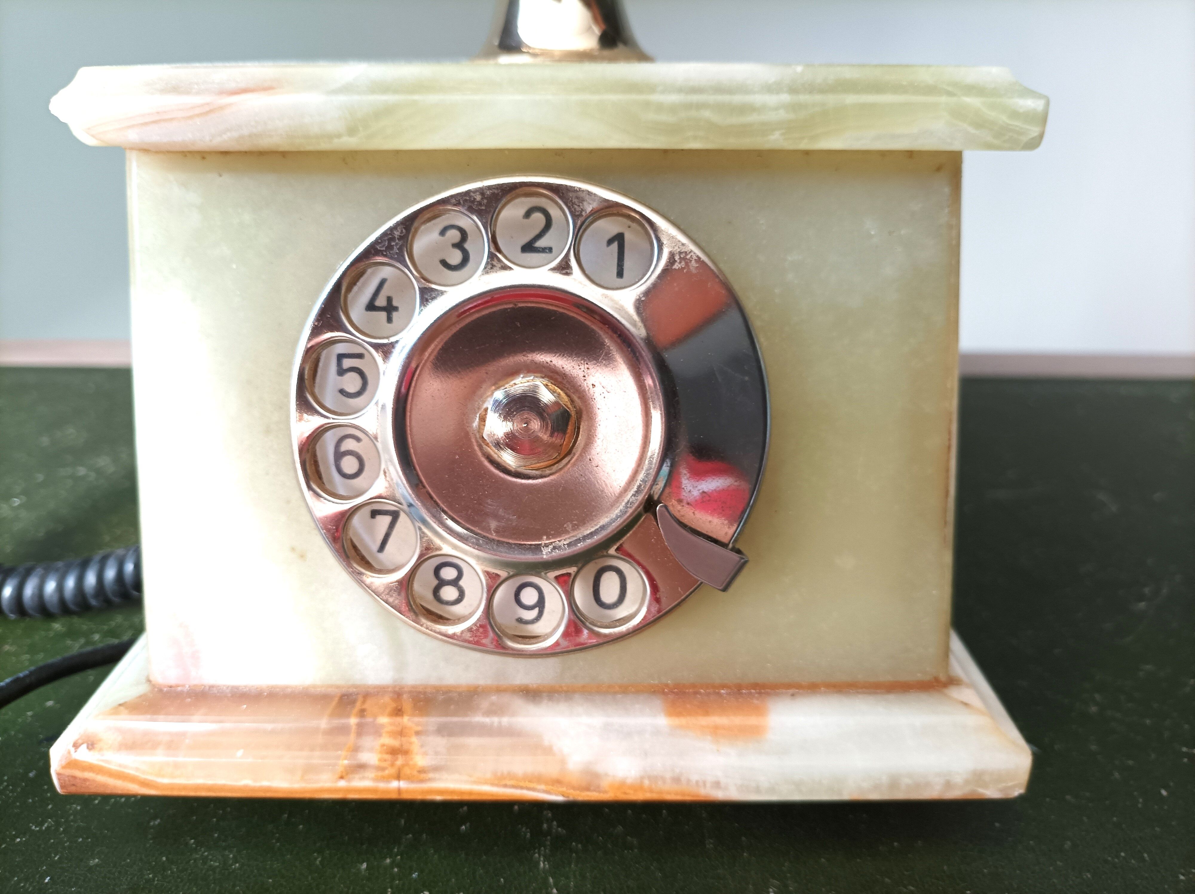 Vintage phone made Italy