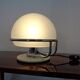 Italian glass and chromed steel table lamp, 1960s