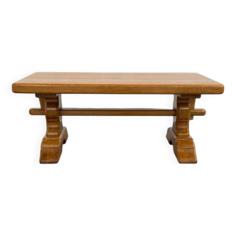 Table basse vintage en chêne