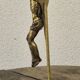 Ancient bronze Christ on a contemporary base