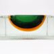 Sommerso Murano Glass Ashtray by Flavio Poli for Seguso, Italy, 1960s