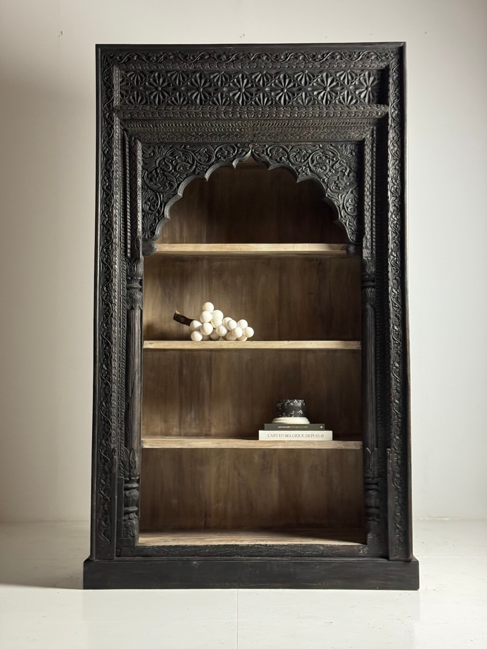 Large Asian bookcase 242cm