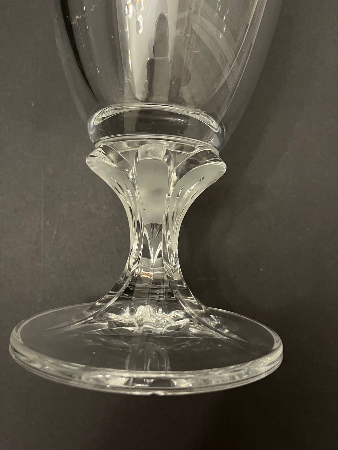 Grand vase en cristal