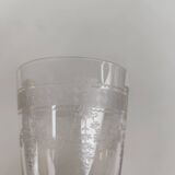 Pair of Saint Louis crystal glasses, Papin model.