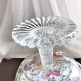 Pedestal fruit cup in blown glass