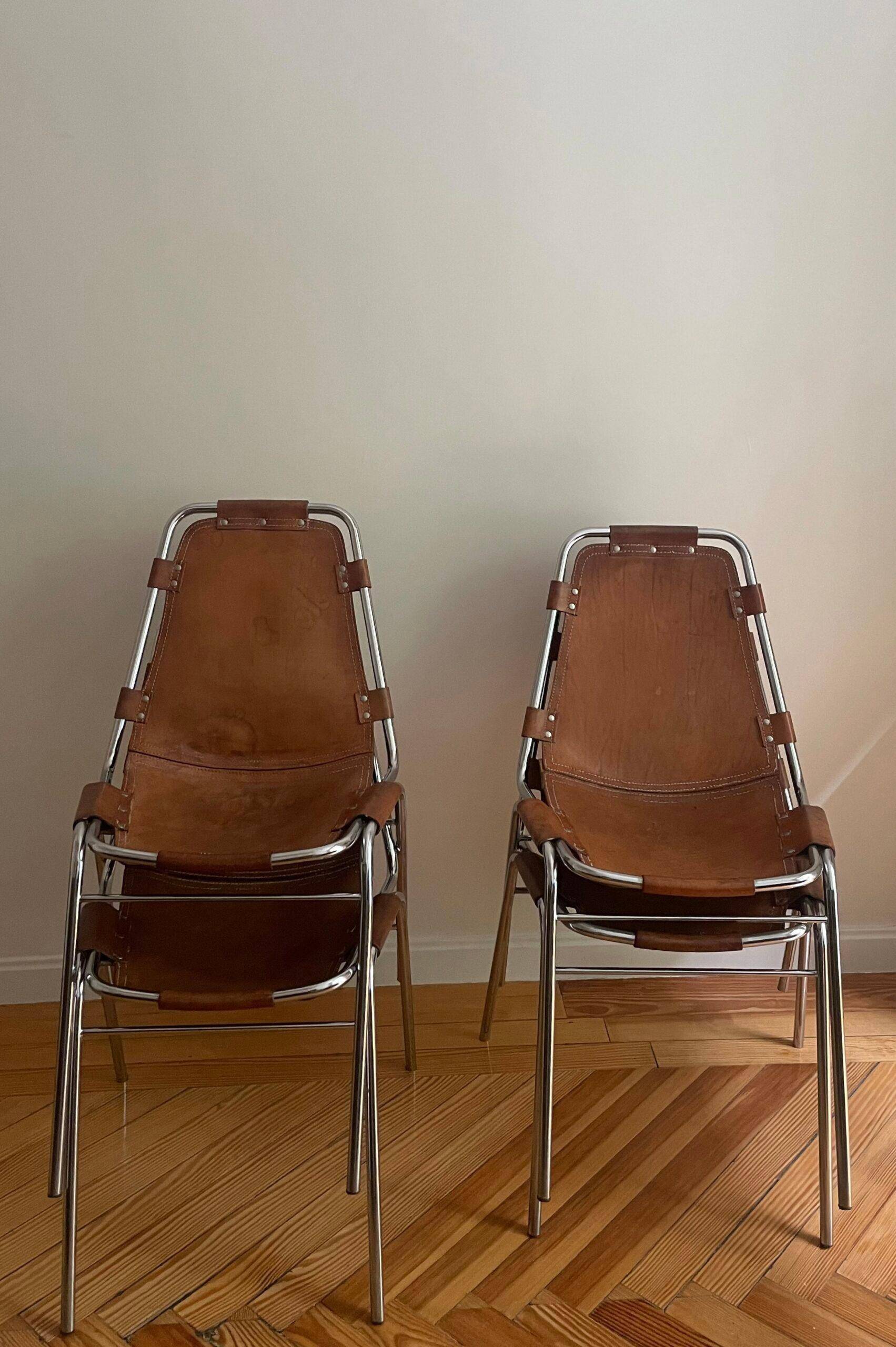 Les Arcs chairs by Charlotte Perriand