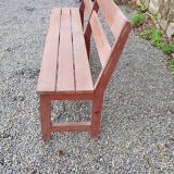 Wooden bench