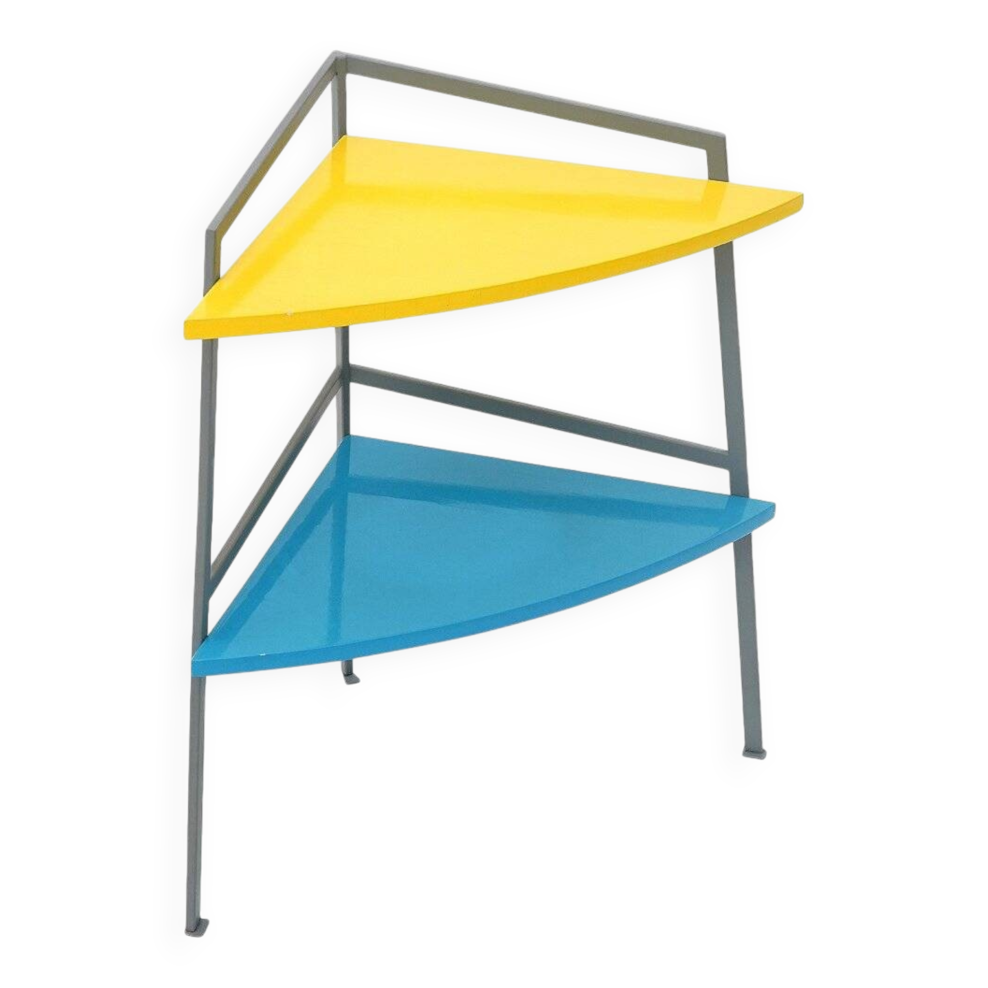 Corner table with two shelves, 1980s