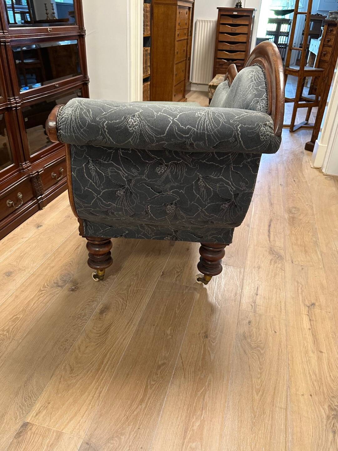 Chaise longue anglaise antique
