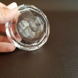 Photophore crystal candlestick cut like a diamond