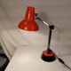 Vintage red articulated desk lamp - 70s/80s.
