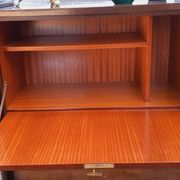 Secrétaire vintage année 60 en acajou marque Mobilor