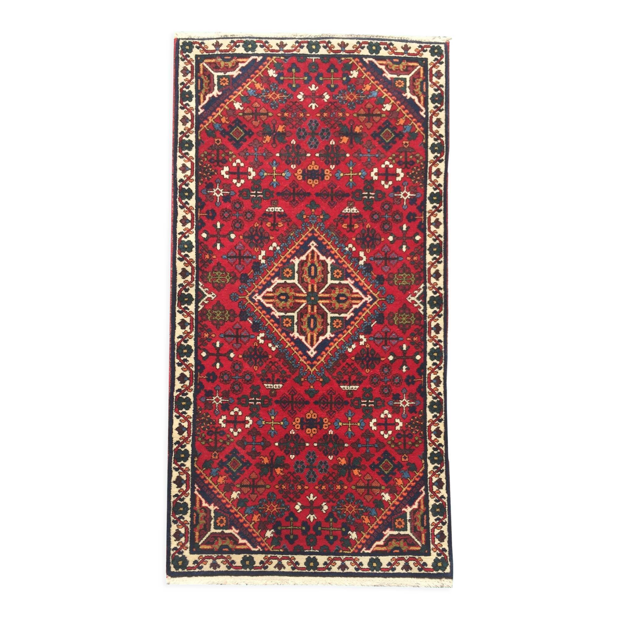 Oriental carpet iran djochagan. handmade: 0.65 x 1.56 cm