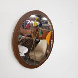 Mid-century teak mirror 40cm