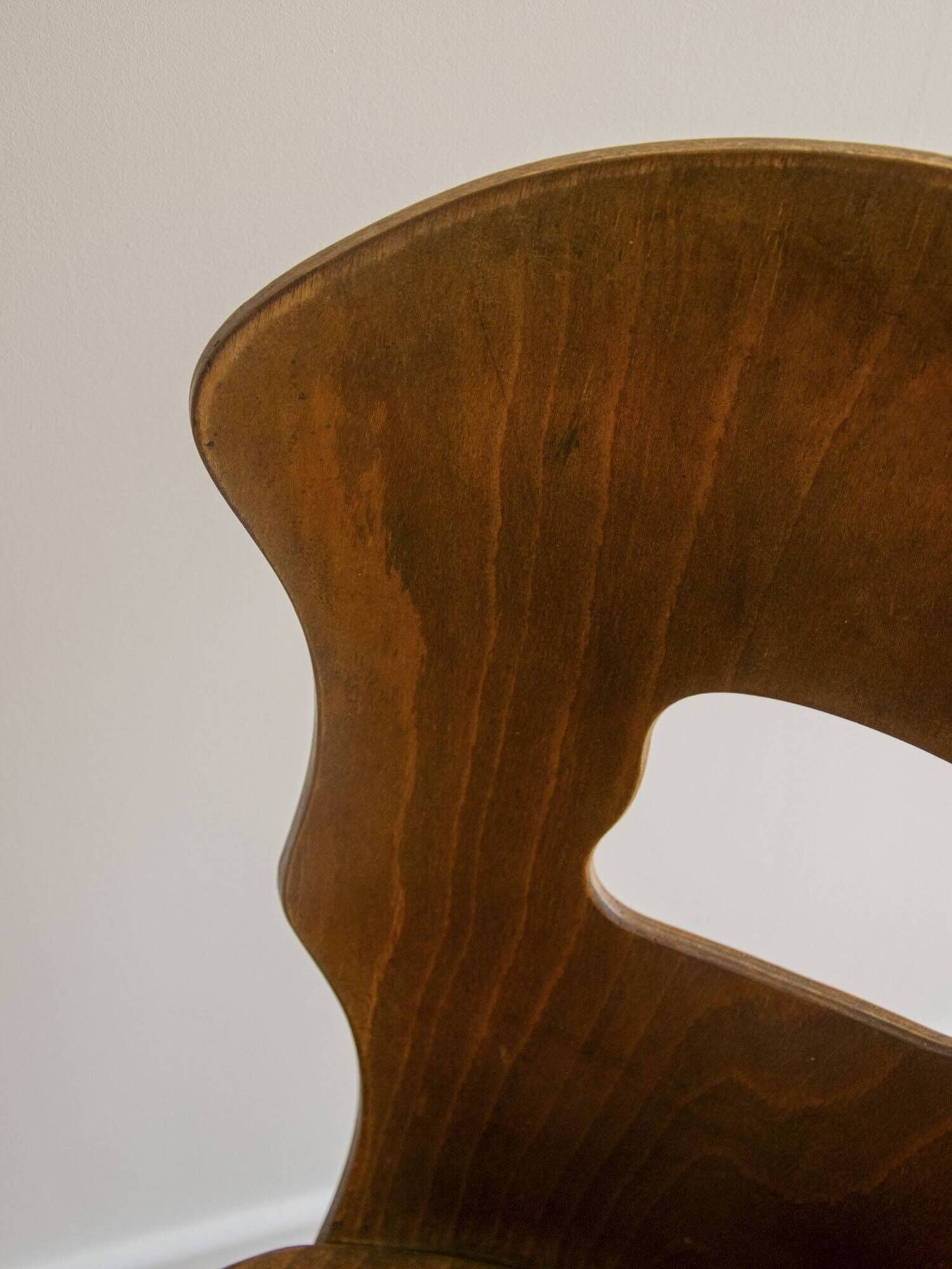 Wooden chair Baumann model Gentiane
