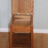 Oak stool/bedside table reconstruction
