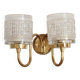 Romantic 2-arm wall lamp