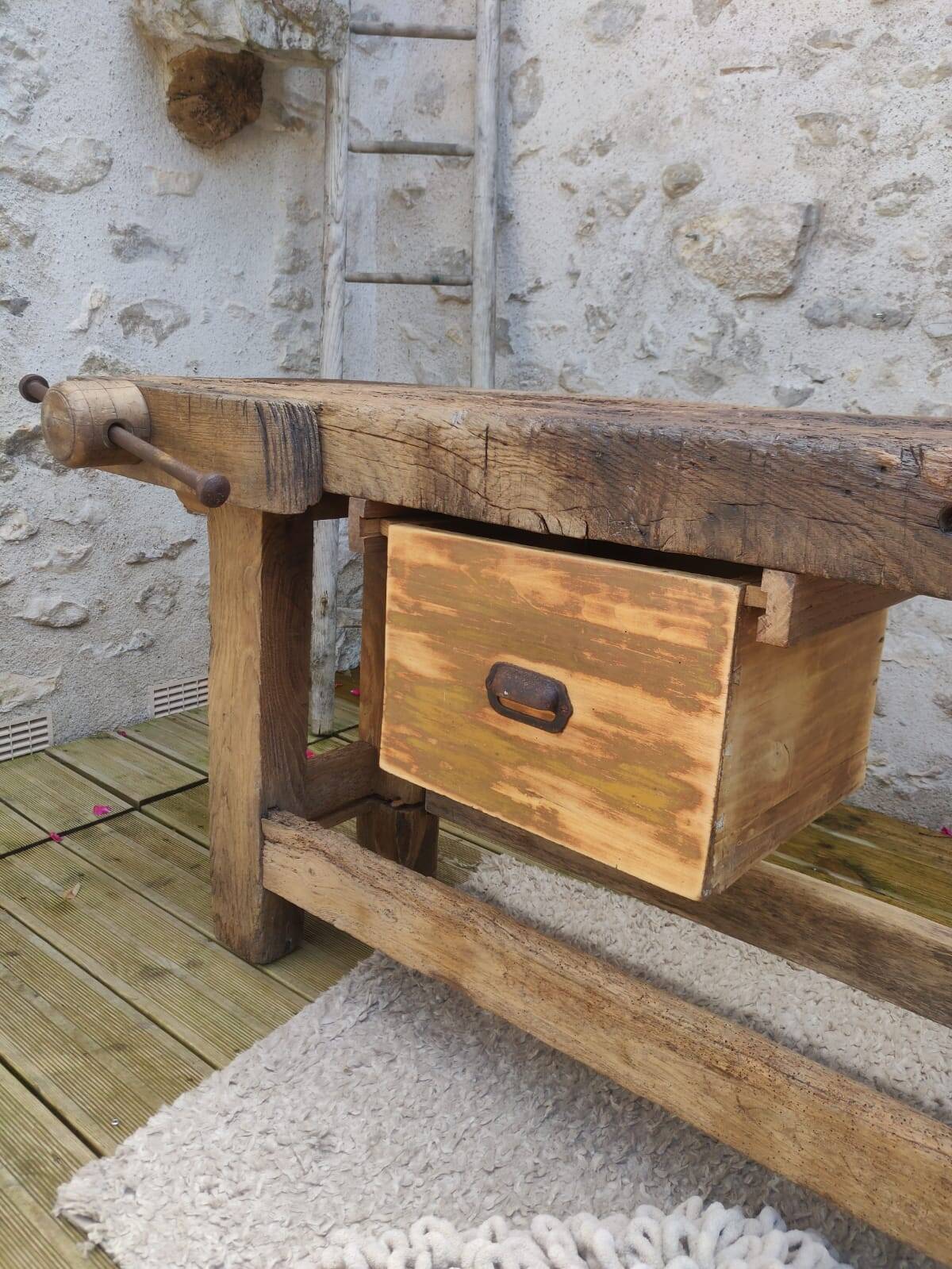 Oak workbench