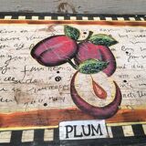 Plateau en bois "Plum" pour déco