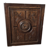 Ancienne porte en bois sculpté