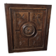 Old carved wooden door