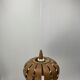 Scandinavian UFO Mushroom Pendants in Wood Veneer, 1970s