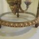 Entrance antique, vestibule lantern in gilded bronze, suspension, Louis XV style