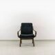 Black Armchair By Jaroslav Šmídek For Ton, Czechoslovakia, 1960’s