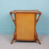 Rattan bedside