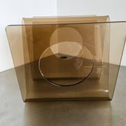 Vintage magazine rack 1970 Michel Dumas for Roche Bobois