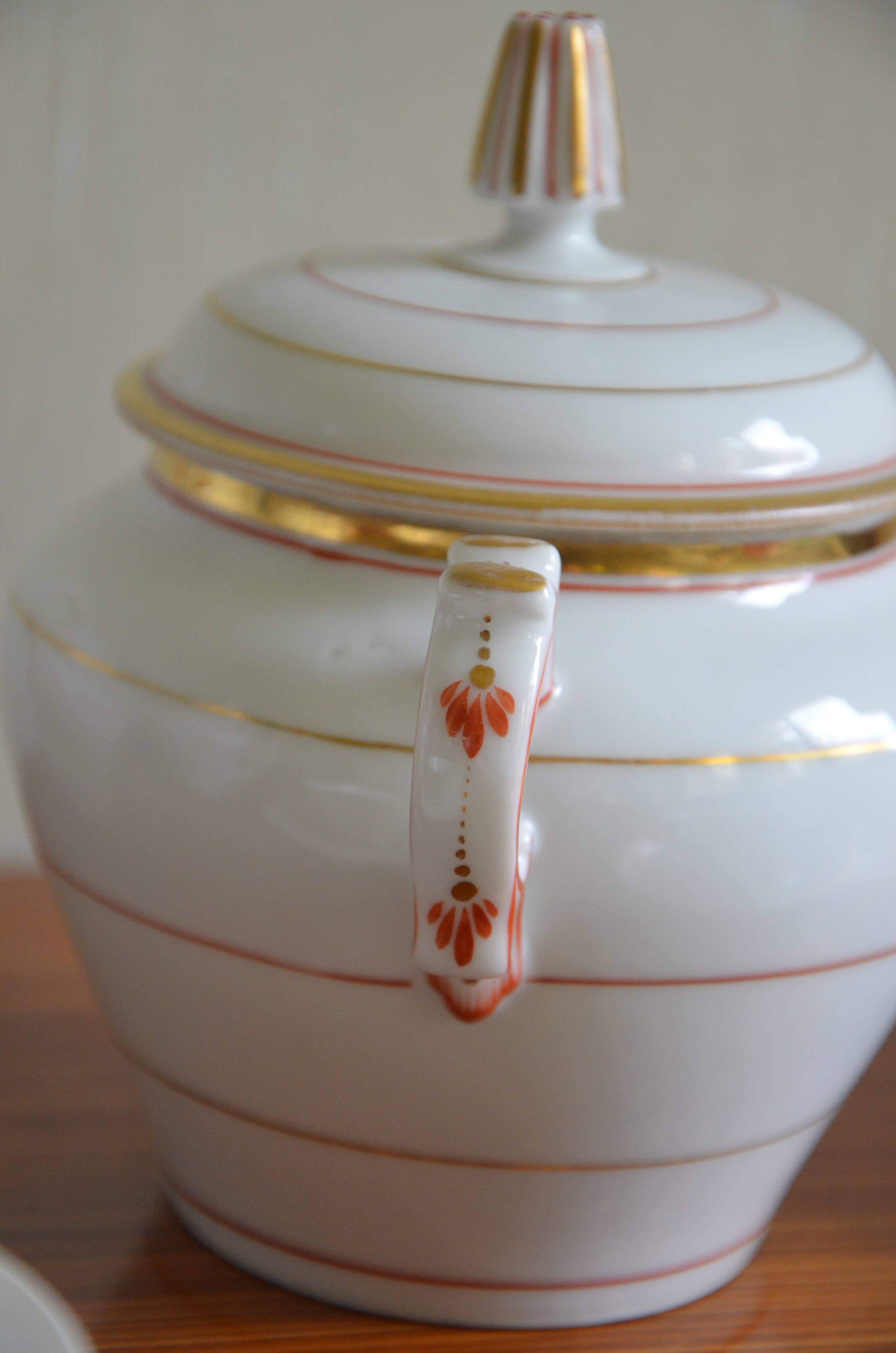 Fine porcelain tea set
