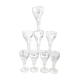 Lot of 8 glasses to digestive 20s