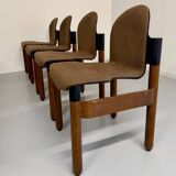 Set of 8 postmodern THONET FLEX chairs designed by Gerd Lange, vintage 80s.