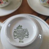 Cups and saucers Pagnossin