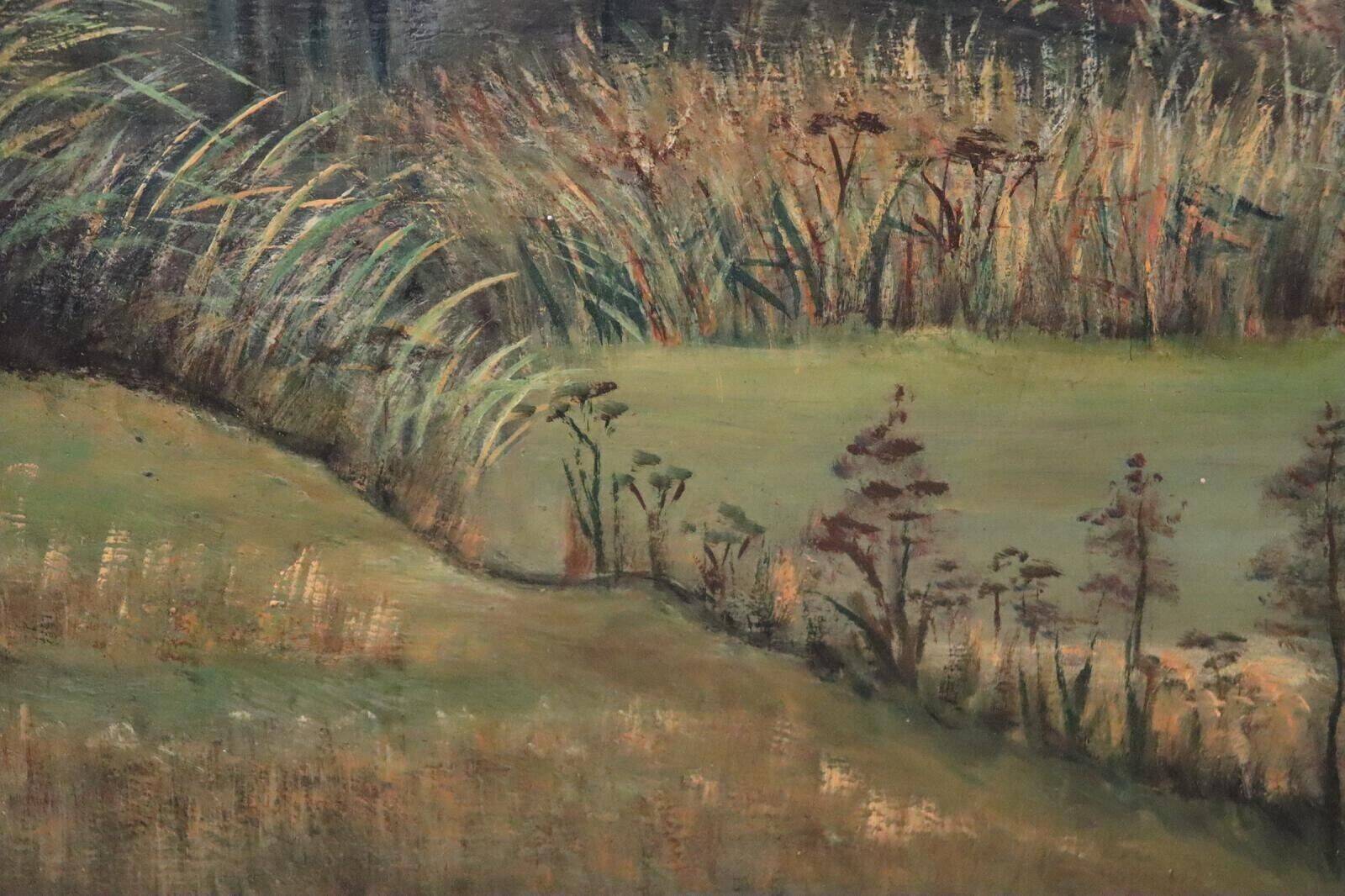 Painting Signed Landscape Oil Painting