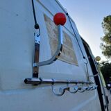Vintage chrome coat rack and plastic balls
