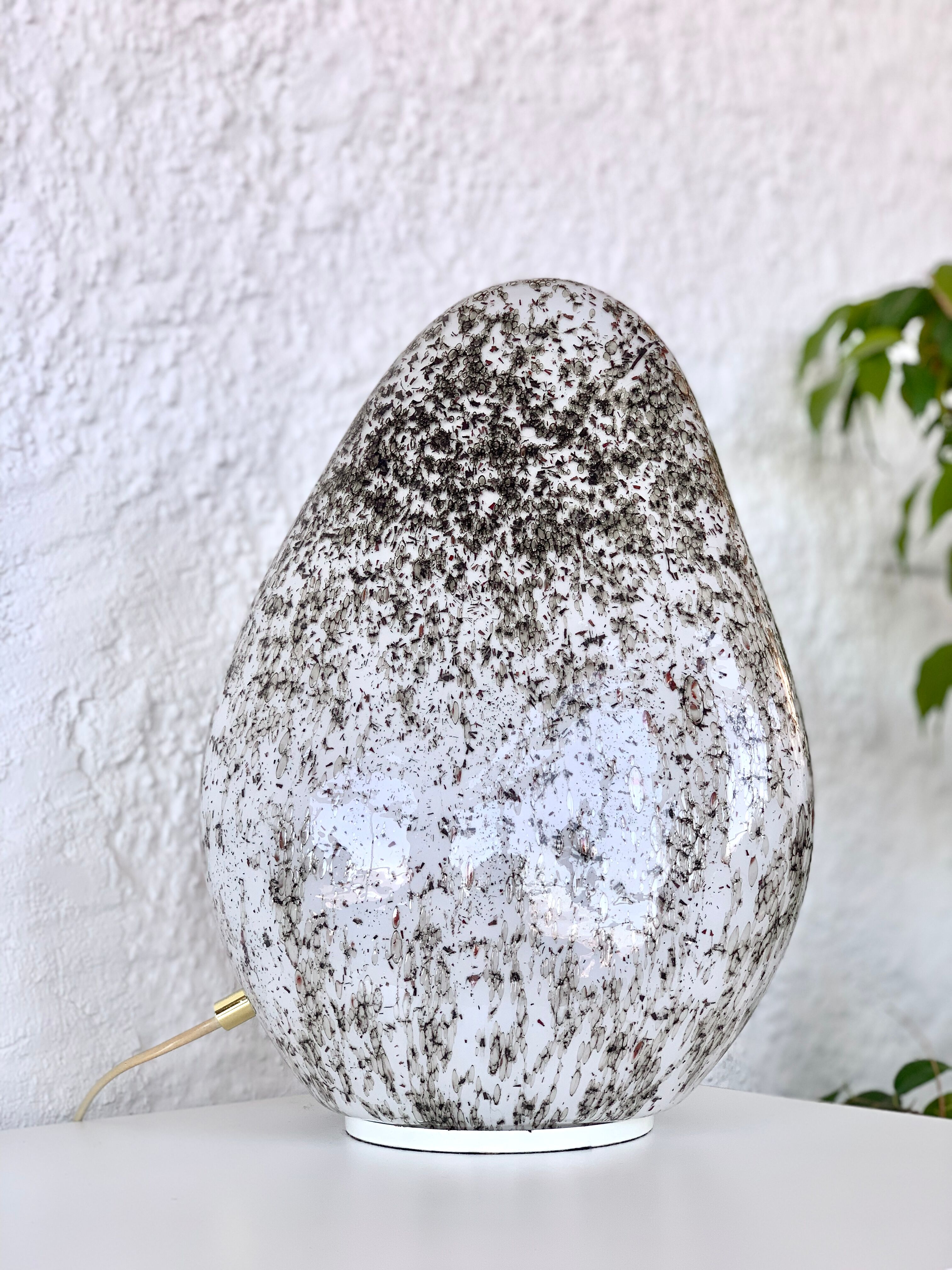 Murano glass lamp, blown by La Murrina, 1970s.