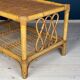 Vintage bamboo coffee table, Italy, 1970s