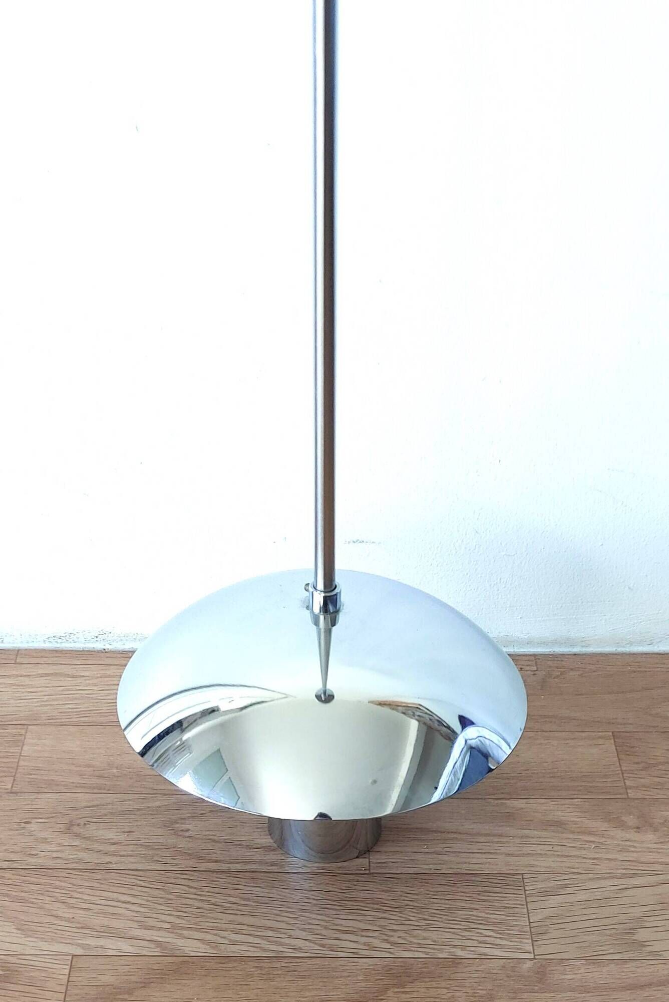 Bahaus style chandelier brand AKA electric, GDR 1970's