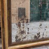 Large napoleon III rectangular mirror 76x109cm