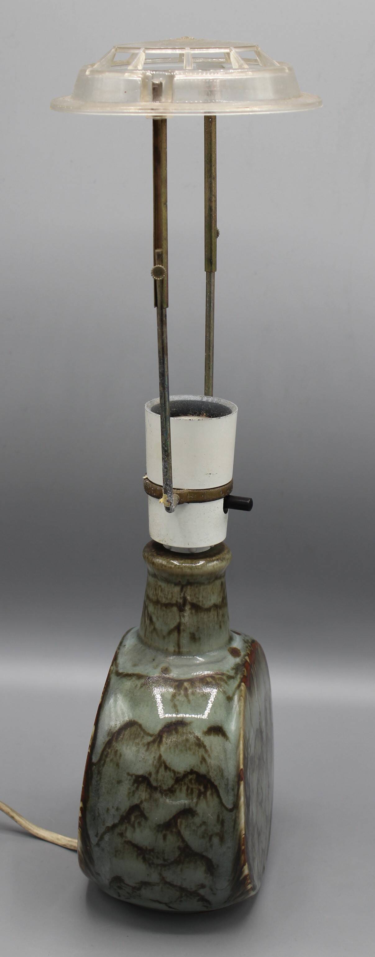 Old scandinavian design ceramic lamp denmark stentoj denmark