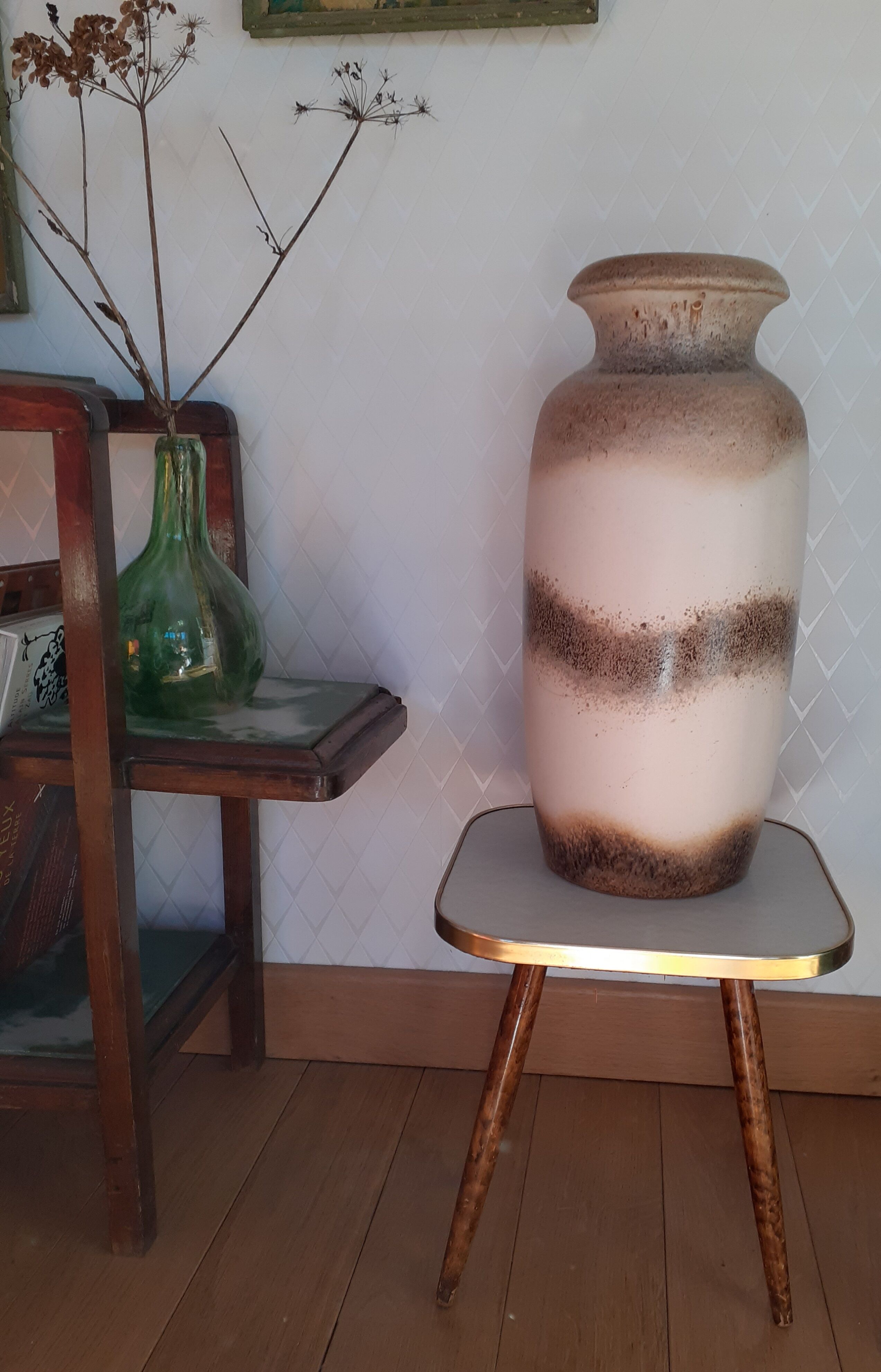 Large vase Scheurich 291-45 ecru beige