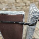 Banc vintage style knoll pied métal