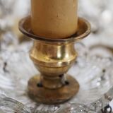 Napoleon III chandelier with crystal pendants, signed Portieux 19th century