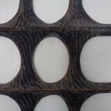 Large German Brutalist Iron Wall Sculpture, 1960s