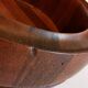 Huge Danish-designed bowl in solid teak.