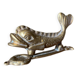 Bronze fish knocker