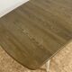 Extendable wooden dining table, white legs, 16/18 covers