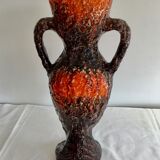 Vase amphore vintage en faïence Callauris